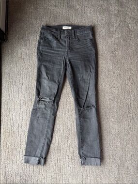 Madewell Women's Skinny Jeans in Washed Black